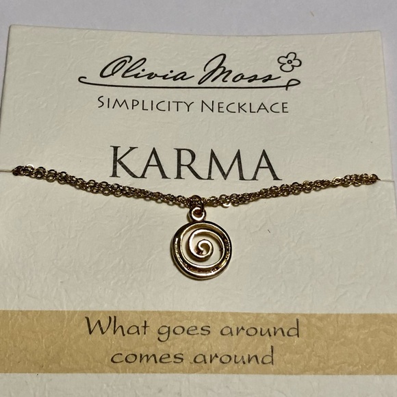 Karma Symbol Necklace 🌀 - Picture 1 of 3